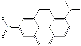 N,N-dimethyl-7-nitro-1-pyrenamine Struktur