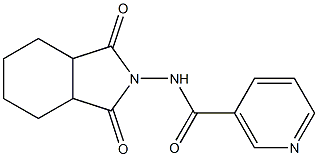 N-(1,3-dioxooctahydro-2H-isoindol-2-yl)nicotinamide Struktur