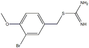 3-bromo-4-methoxybenzyl imidothiocarbamate Struktur