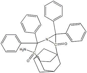 N~1~,N~3~-bis(diphenylmethylene)-1,3-adamantanedicarboxamide Struktur