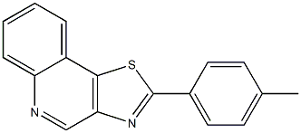 2-(4-methylphenyl)[1,3]thiazolo[4,5-c]quinoline Struktur