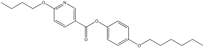 4-(hexyloxy)phenyl 6-butoxynicotinate Struktur