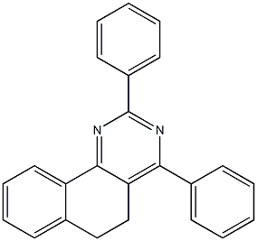 2,4-diphenyl-5,6-dihydrobenzo[h]quinazoline Struktur