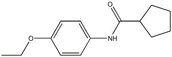 N-(4-ethoxyphenyl)cyclopentanecarboxamide Struktur