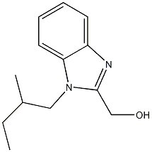 [1-(2-methylbutyl)-1H-benzimidazol-2-yl]methanol Structure