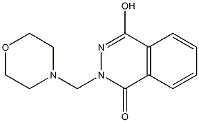 4-hydroxy-2-(4-morpholinylmethyl)-1(2H)-phthalazinone Struktur