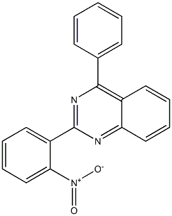 2-{2-nitrophenyl}-4-phenylquinazoline Struktur