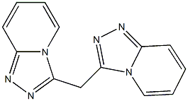 3-([1,2,4]triazolo[4,3-a]pyridin-3-ylmethyl)[1,2,4]triazolo[4,3-a]pyridine Struktur