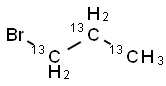 Propyl  bromide-13C3 Struktur