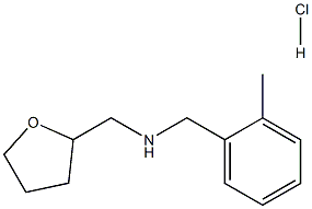 (2-methylphenyl)-N-(tetrahydro-2-furanylmethyl)methanamine hydrochloride Struktur