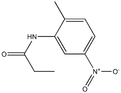 N-(2-methyl-5-nitrophenyl)propanamide Struktur