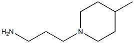 3-(4-methyl-1-piperidinyl)-1-propanamine Struktur