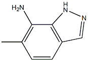 6-methyl-1H-indazol-7-ylamine Struktur