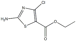 ethyl 2-amino-4-chlorothiazole-5-carboxylate Struktur