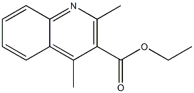 Ethyl 2,4-dimethylquinoline-3-carboxylate ,97% Struktur