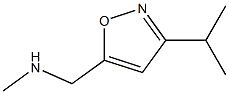 [(3-isopropylisoxazol-5-yl)methyl]methylamine Struktur