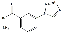 3-(1H-tetrazol-1-yl)benzohydrazide Struktur