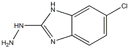 6-chloro-2-hydrazino-1H-benzimidazole Struktur