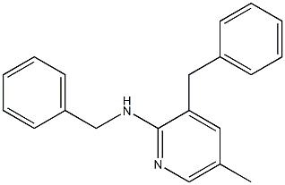 N,3-Dibenzyl-5-methylpyridin-2-amine Struktur