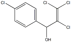 1-(4-Chlorophenyl)-2,3,3-trichloro-2-propen-1-ol Struktur