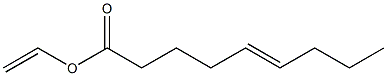 5-Nonenoic acid ethenyl ester Struktur