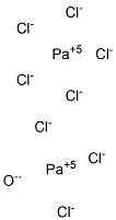 Protoactinium(V) octachloride oxide Struktur