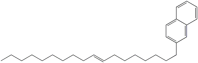 2-(8-Octadecenyl)naphthalene Struktur