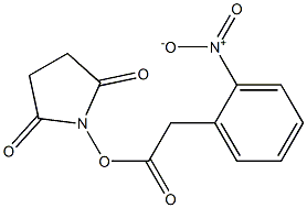 2-Nitrobenzeneacetic acid succinimidyl ester Struktur