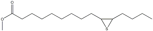 10,11-Epithiopentadecanoic acid methyl ester Struktur