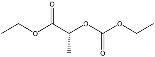 [R,(+)]-2-[(Ethoxycarbonyl)oxy]propionic acid ethyl ester Struktur