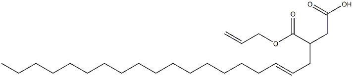 3-(2-Nonadecenyl)succinic acid 1-hydrogen 4-allyl ester Struktur