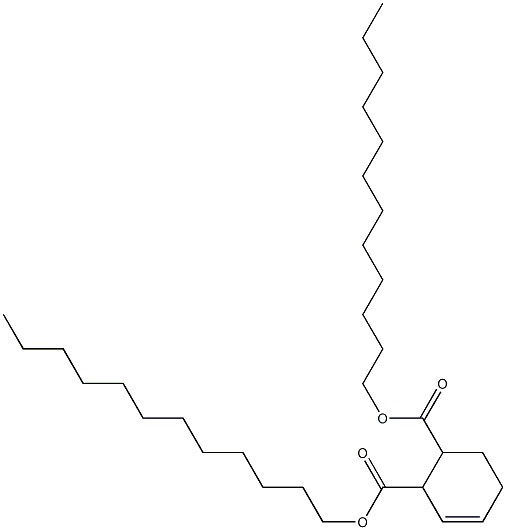 5-Cyclohexene-1,2-dicarboxylic acid didodecyl ester Struktur