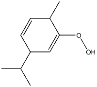 p-Mentha-2,5-dien-2-yl hydroperoxide Struktur