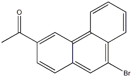 3-Acetyl-9-bromophenanthrene Struktur