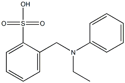 2-(N-Ethyl-N-phenylaminomethyl)benzenesulfonic acid Struktur