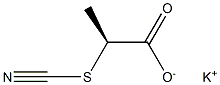 [S,(+)]-2-Thiocyanatopropionic acid potassium salt Struktur