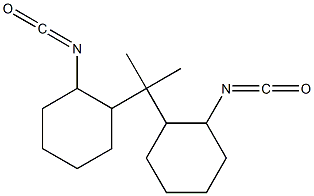 2,2'-Isopropylidenebis(isocyanatocyclohexane) Struktur