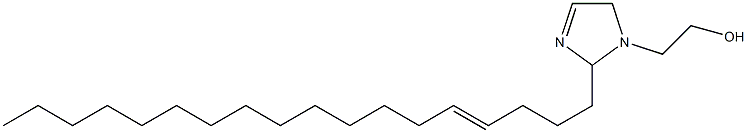 2-(4-Octadecenyl)-3-imidazoline-1-ethanol Struktur