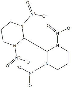 2,2'-Bi[hexahydro-1,3-dinitropyrimidine] Struktur