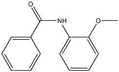 N-(2-Methoxyphenyl)benzamide Struktur