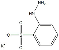 2-Hydrazinobenzenesulfonic acid potassium salt Struktur