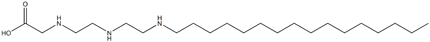 N-[2-[2-(Hexadecylamino)ethylamino]ethyl]glycine Struktur