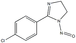 1-Nitroso-2-(4-chlorophenyl)-4,5-dihydro-1H-imidazole Struktur