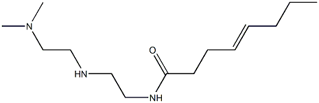 N-[2-[2-(Dimethylamino)ethylamino]ethyl]-4-octenamide Struktur