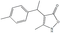 4-[1-(4-Methylphenyl)ethyl]-3-methylisoxazol-5(2H)-one Struktur