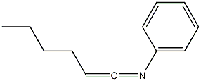 N-(1-Hexen-1-ylidene)aniline Struktur