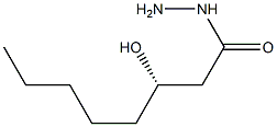 [S,(+)]-3-Hydroxyoctanoic acid hydrazide Struktur