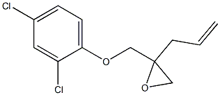 2,4-Dichlorophenyl 2-allylglycidyl ether Struktur