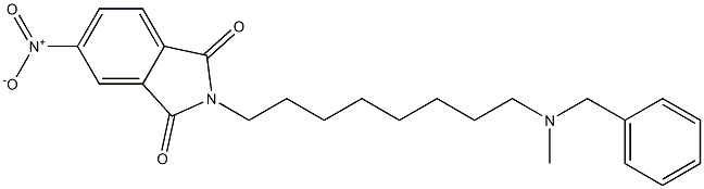 N-[8-(Methylbenzylamino)octyl]-4-nitrophthalimide Struktur