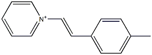 1-[2-(p-Tolyl)ethenyl]pyridinium Struktur